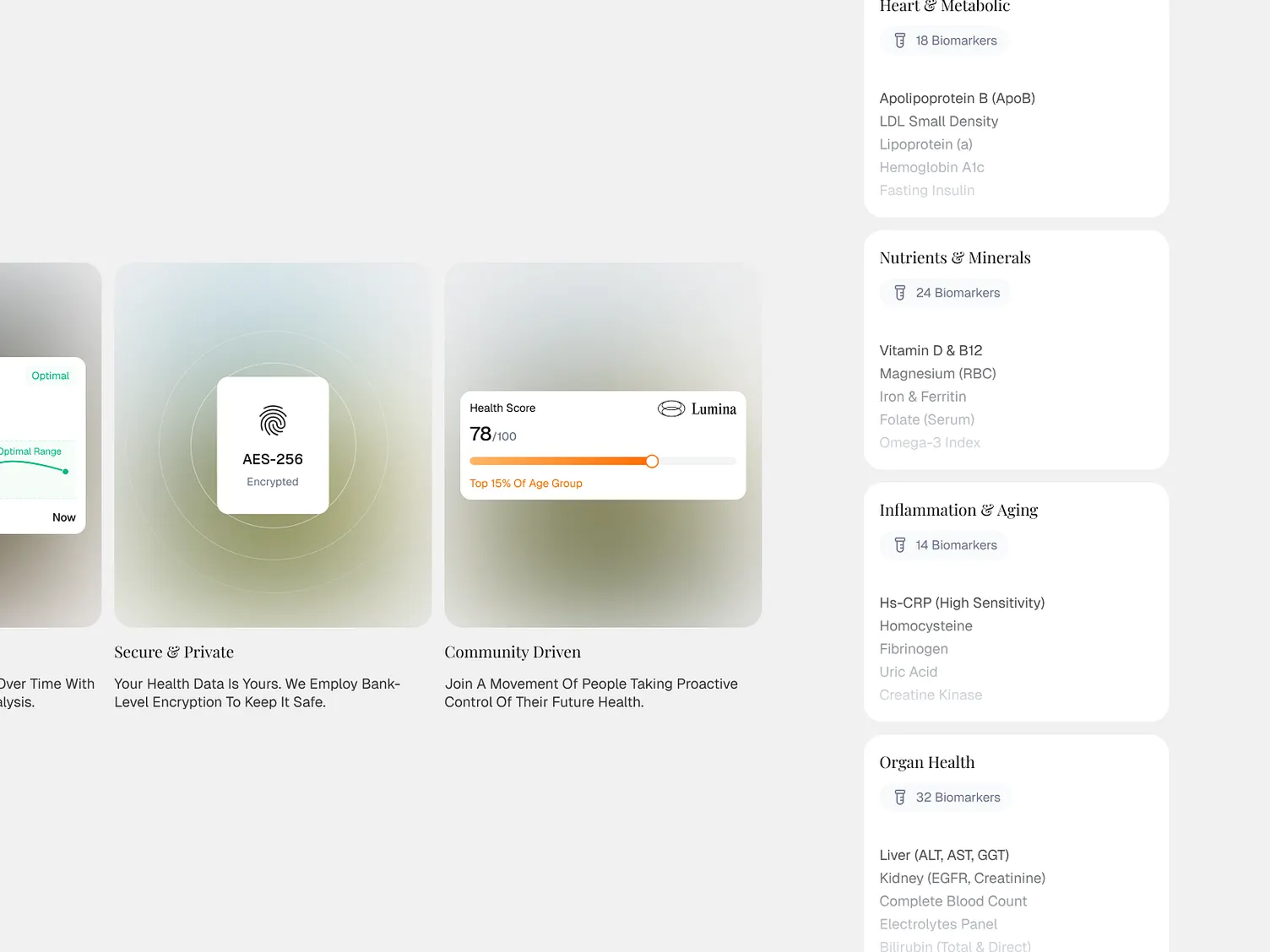 Lumina Health — feature